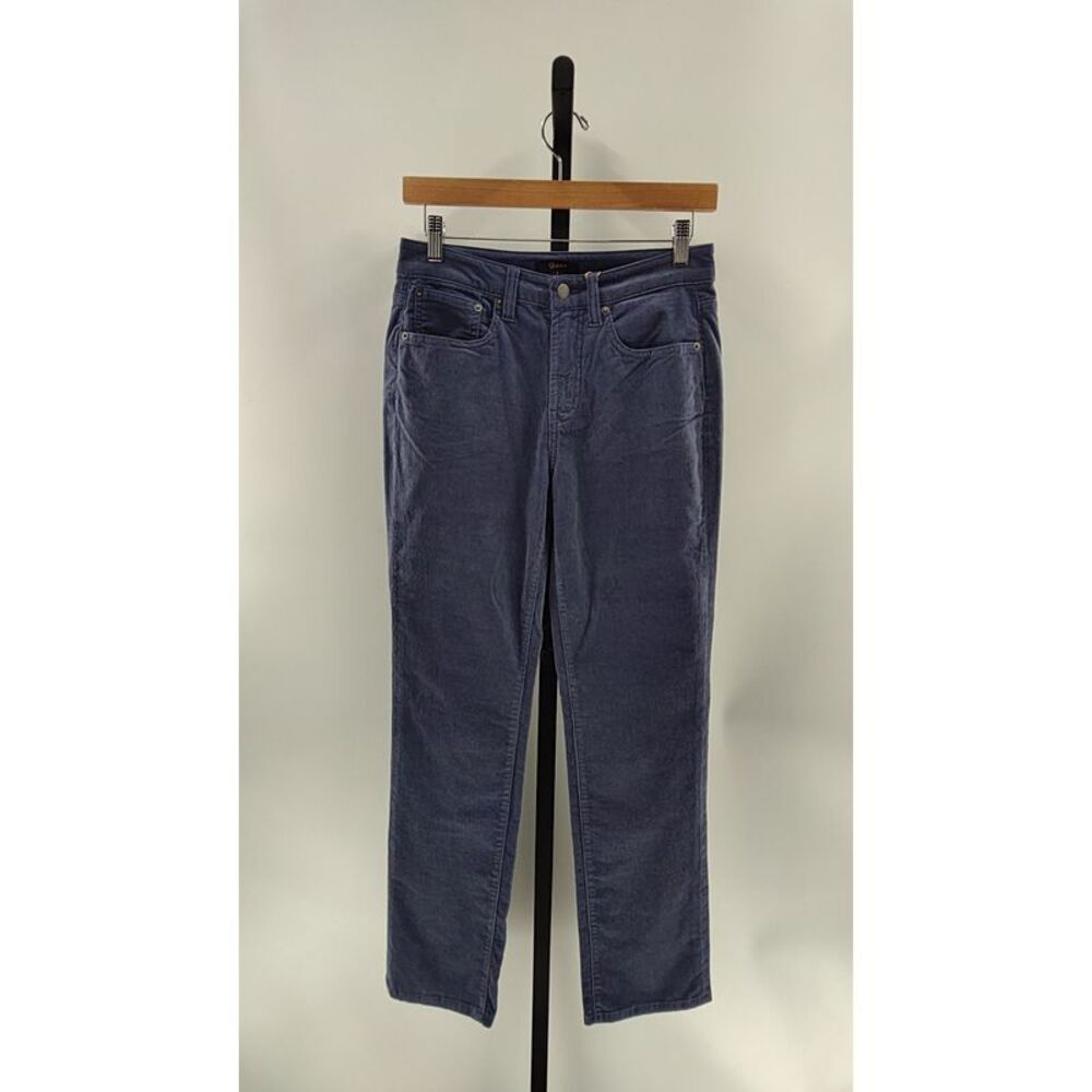 Quince Men Organic Stretch Corduroy Straight Leg Pants Blue 2